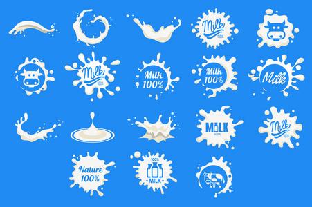 钙食品产品从奶牛奶为健康的骨骼.